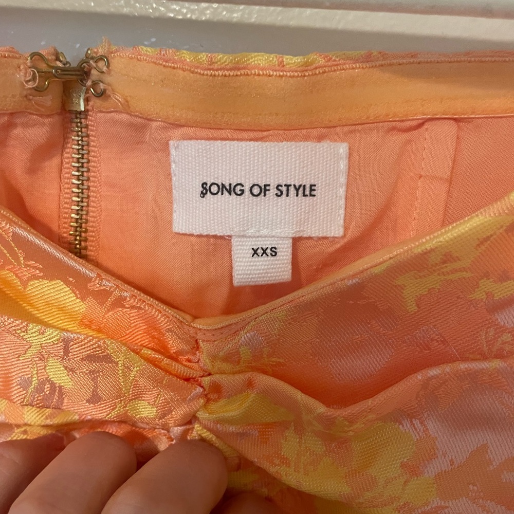 Song of Style Clementine Top in Sunset Pink/ Size: XXS - Picture 6 of 6